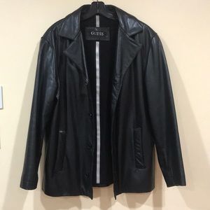 Guess leather jacket. Size L. Pristine condition